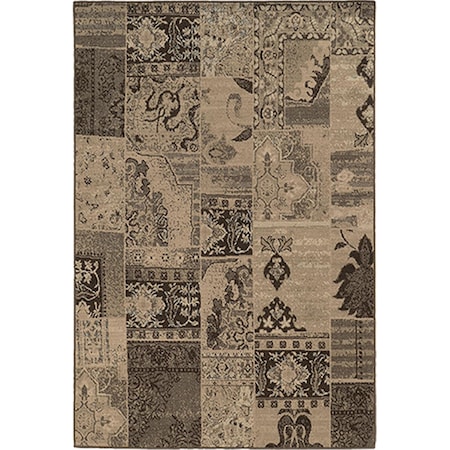 Sphinx By Oriental Weavers Area Rugs, Chloe 501N4 10X13 Rectangle - Brown/ Tan-Polypropylene C501N4300390ST